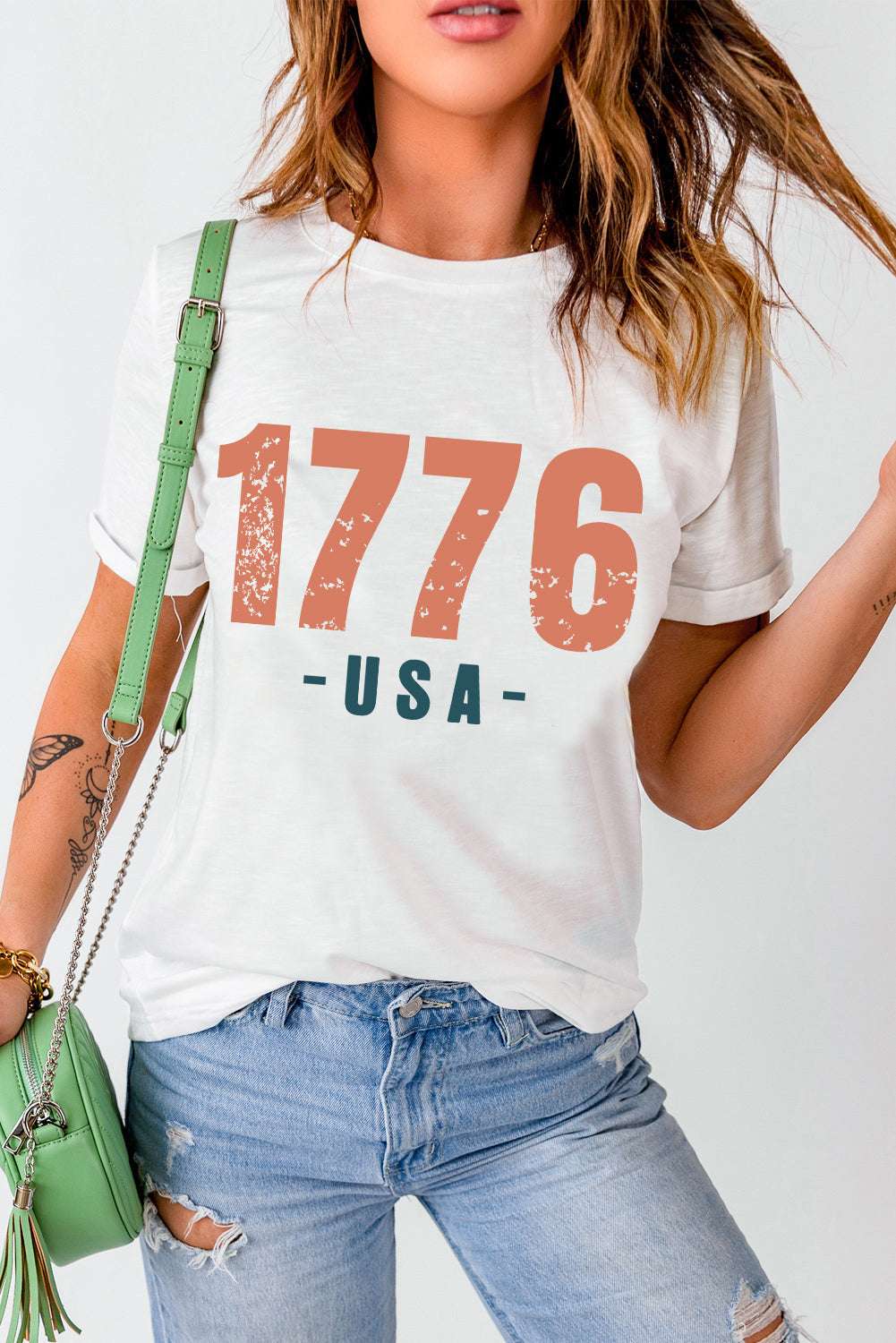 1776 USA Vintage Graphic Tee - Vivalux