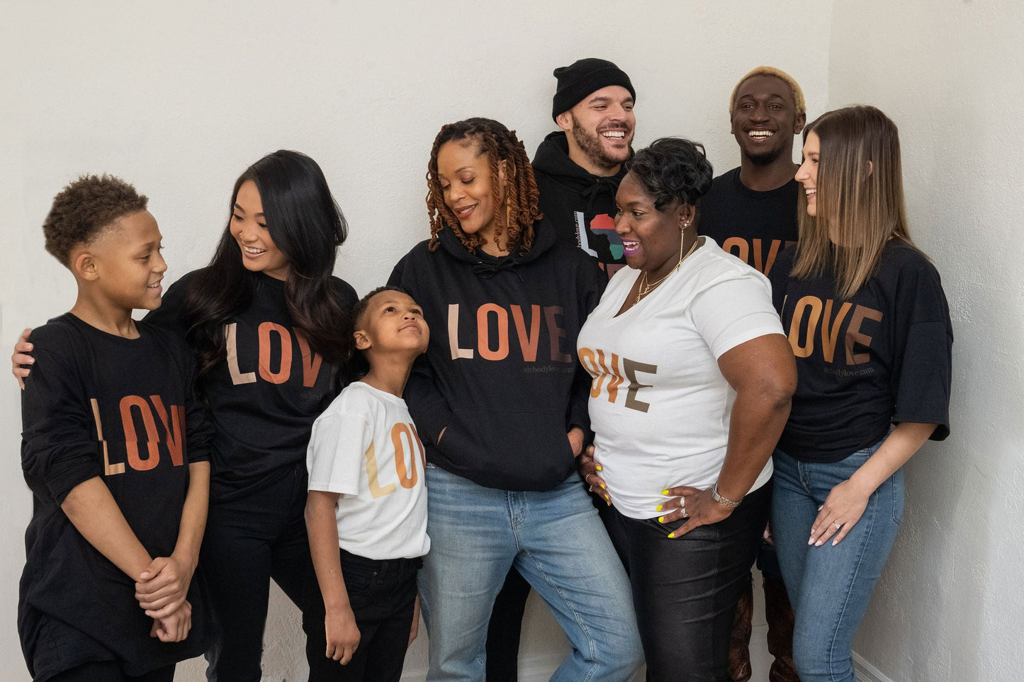 Different Shades of Love Hoodie - Vivalux