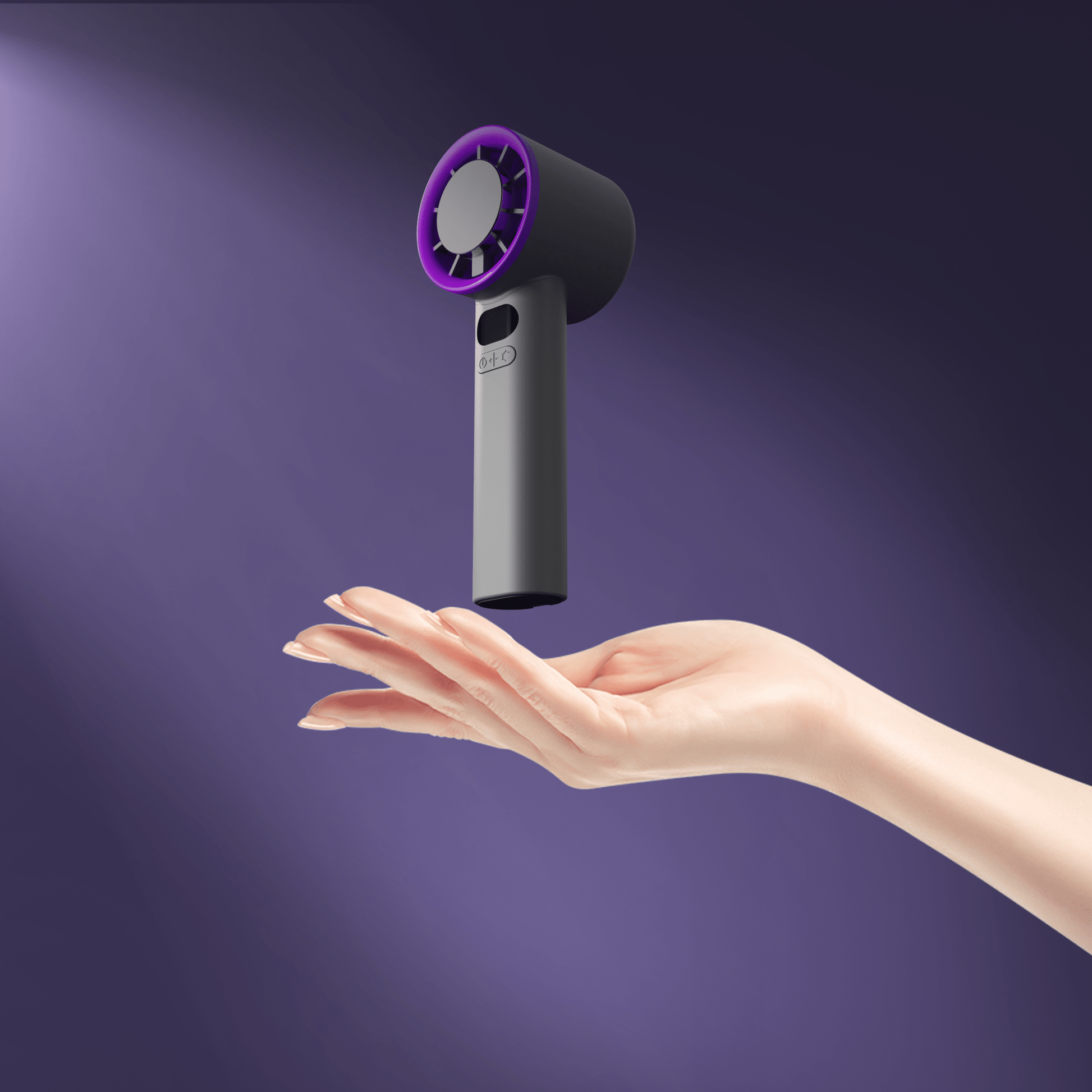 Jabees FrostOne Handheld Turbo Fan with Cooling Plate - Vivalux