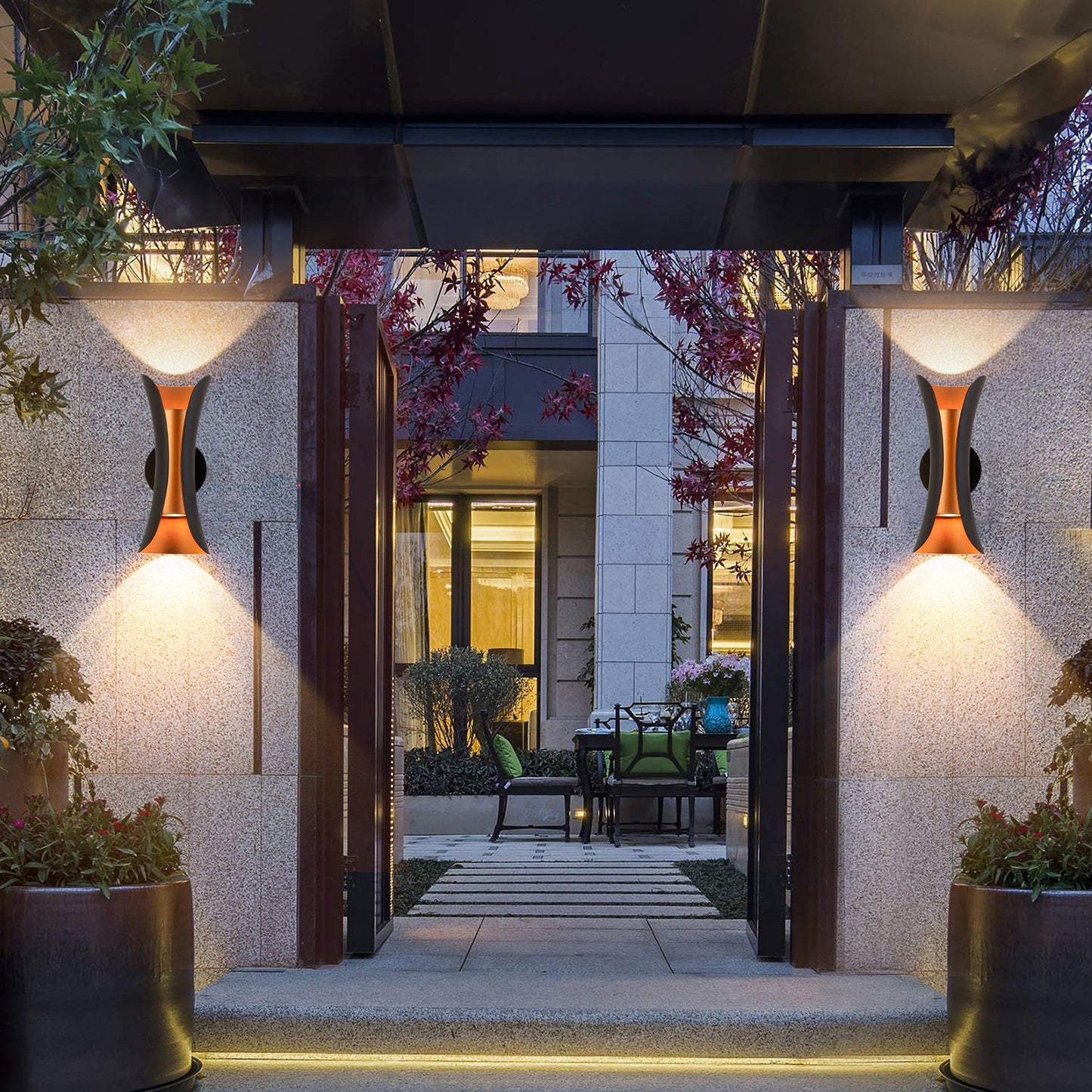 Outdoor Black Head Spotlight Wall Lamp - Vivalux