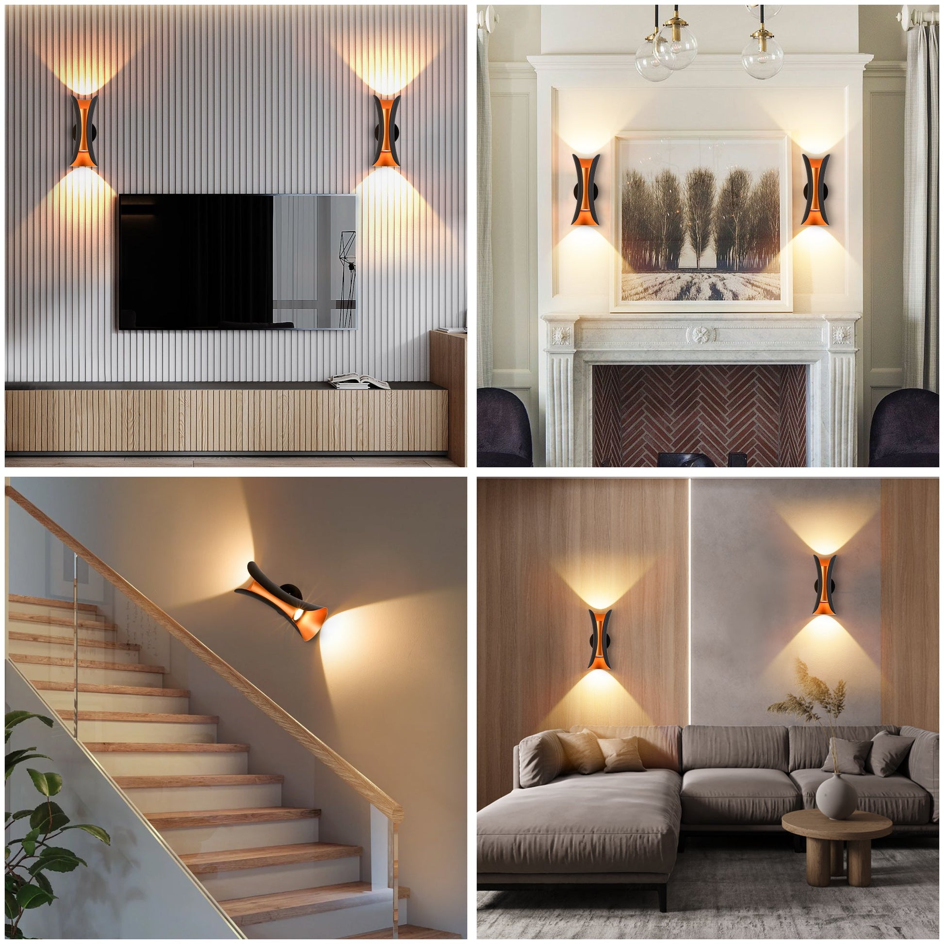 Outdoor Black Head Spotlight Wall Lamp - Vivalux