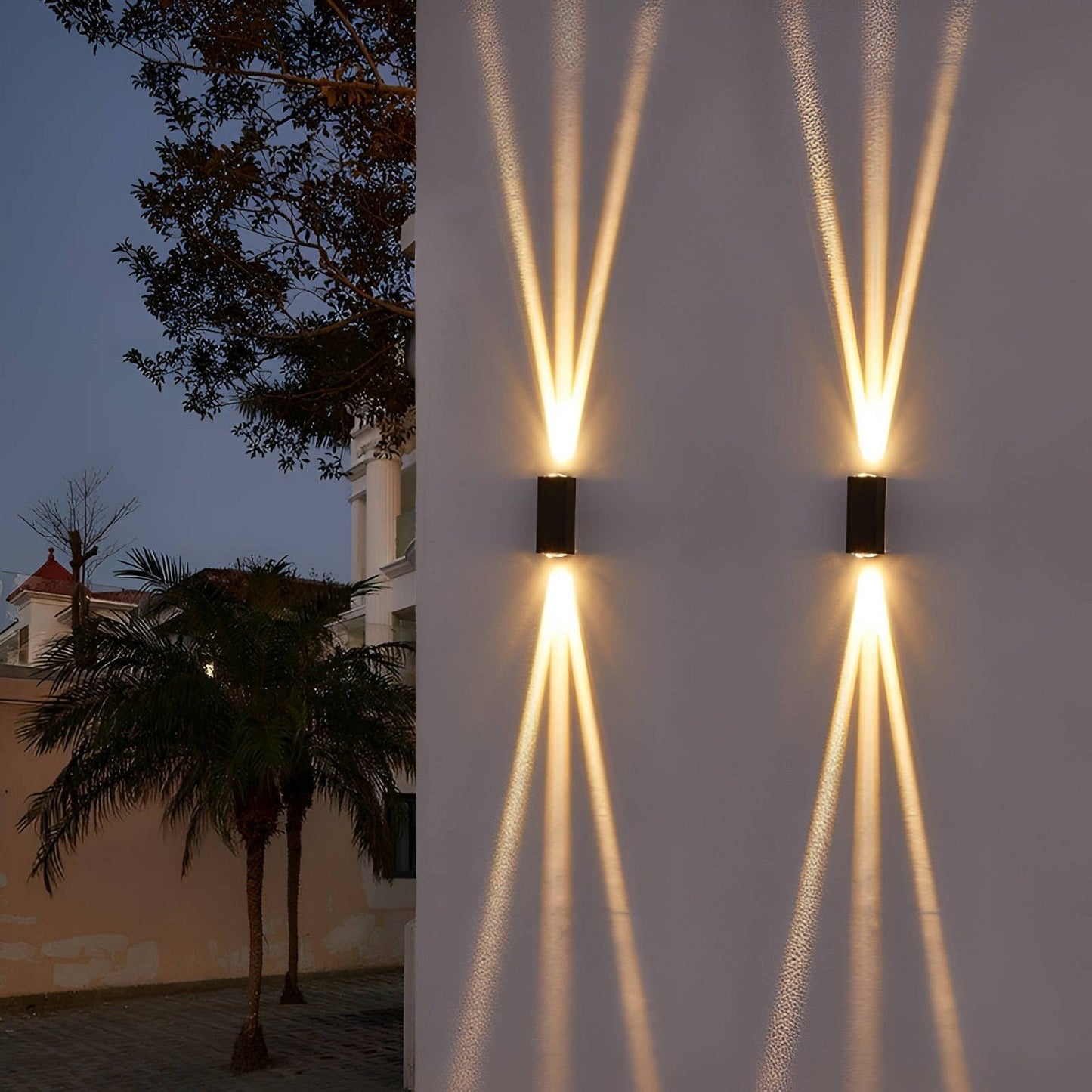 20W Outdoor 3 Beams Wall Light - Vivalux