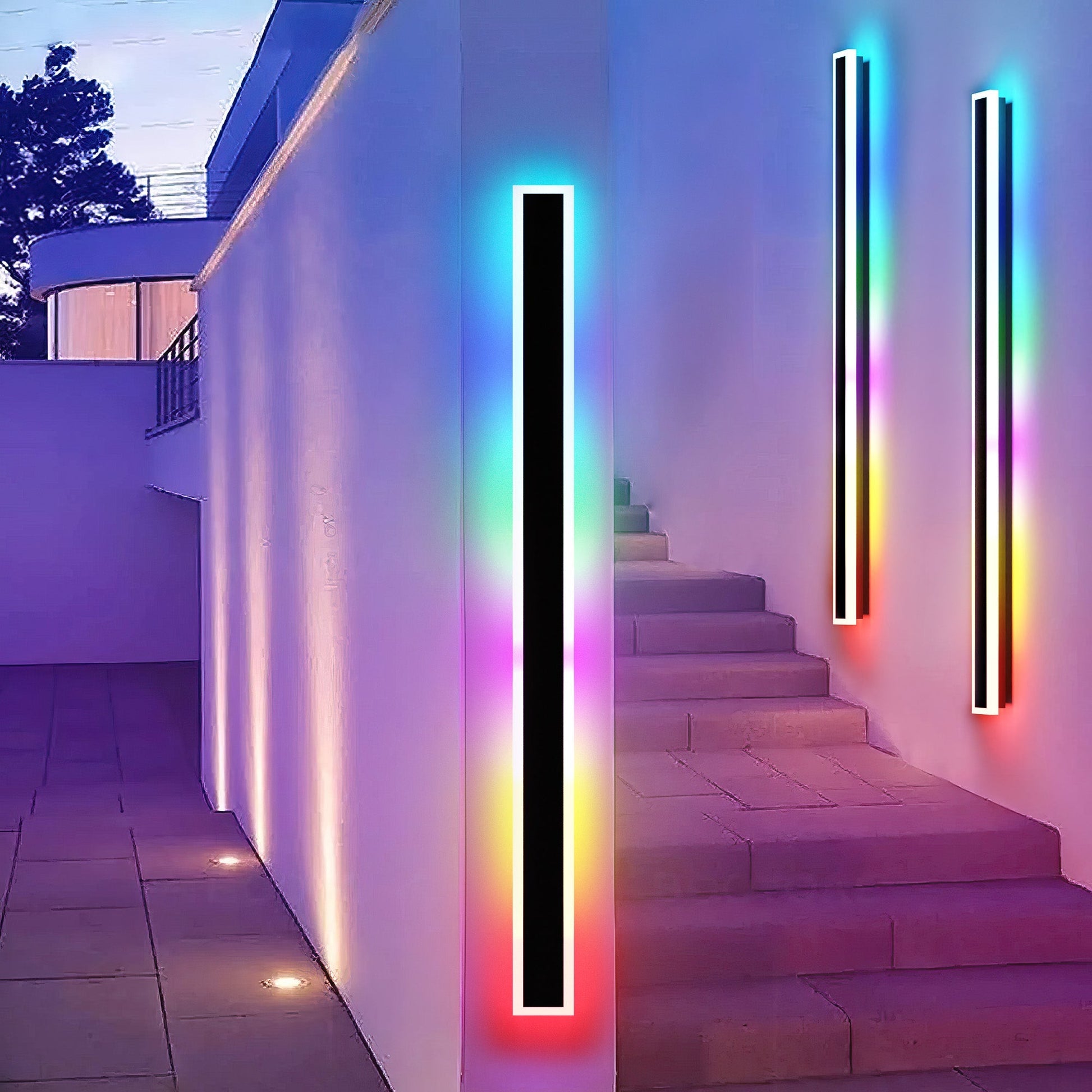 2 Pcs Outdoor Long Wall Light - Vivalux