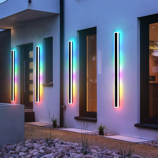 2 Pcs Outdoor Long Wall Light - Vivalux