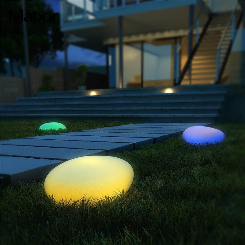 Indoor & Outdoor Solar Cobblestone Light - Vivalux