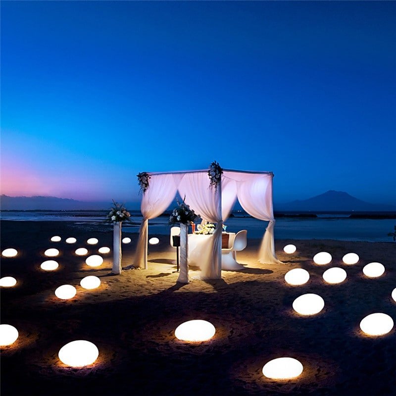 Indoor & Outdoor Solar Cobblestone Light - Vivalux