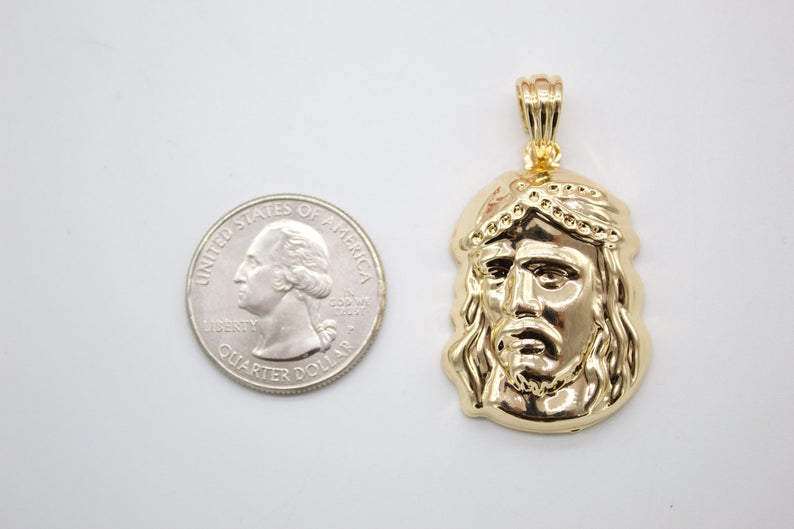 Jesus Head Pendant (A114)-1