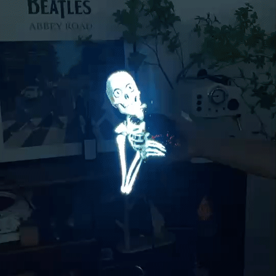 3D Hologram Fan Projector Light