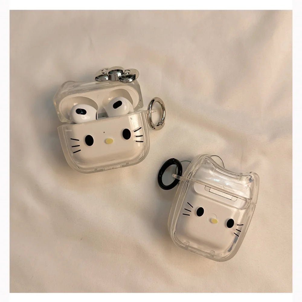 3D Cute Hello Kitty For Airpods 4 Pro2 3 2 Case Cute Candy Protective Earphone Cover For Airpods Pro 2 Case Girls Women Funda - The Jump Off