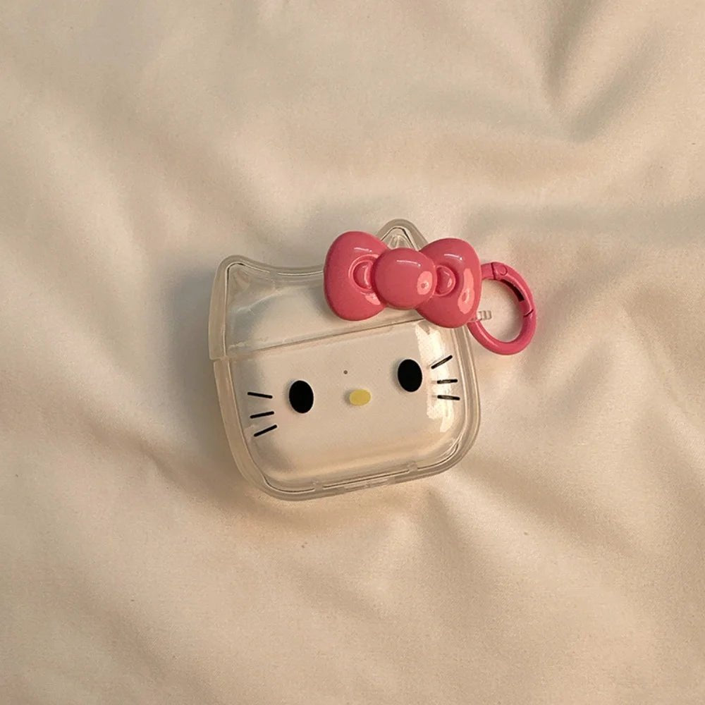 3D Cute Hello Kitty For Airpods 4 Pro2 3 2 Case Cute Candy Protective Earphone Cover For Airpods Pro 2 Case Girls Women Funda - The Jump Off