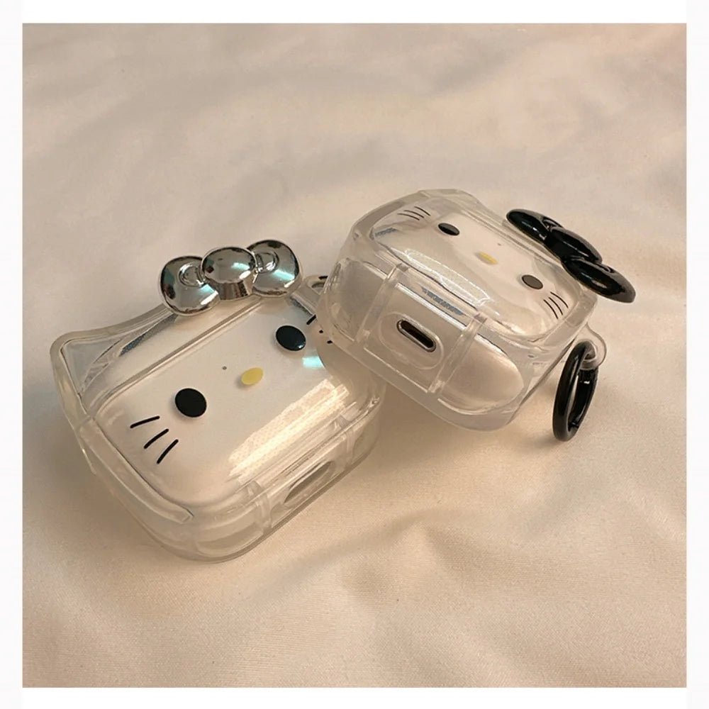 3D Cute Hello Kitty For Airpods 4 Pro2 3 2 Case Cute Candy Protective Earphone Cover For Airpods Pro 2 Case Girls Women Funda - The Jump Off