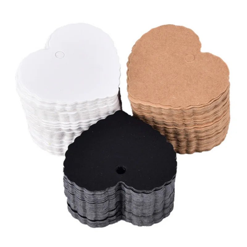 50/100pcs Kraft Paper Blank Hang Tags with Hemp Rope Adjustable Rope Length Handwritten Card Party Gift Thank You Tag Labels TMZ - The Jump Off