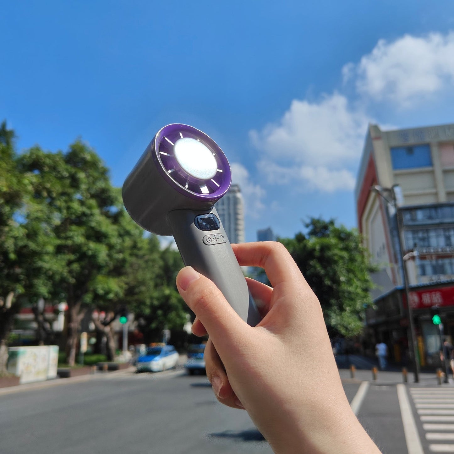 Jabees FrostOne Handheld Turbo Fan with Cooling Plate - Vivalux