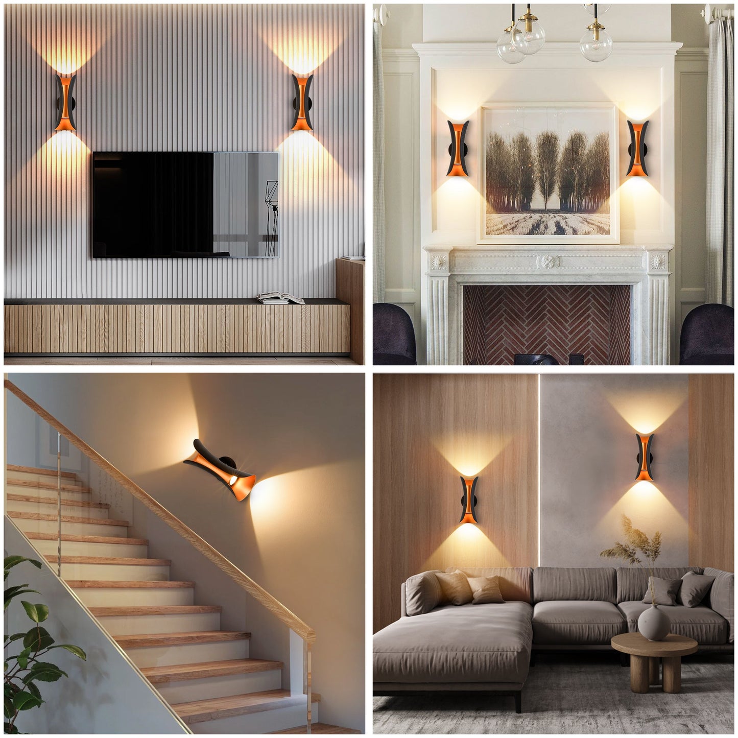 Outdoor Black Head Spotlight Wall Lamp - Vivalux