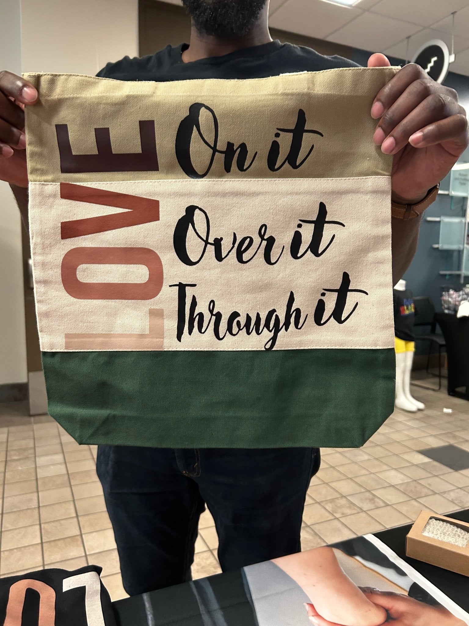 Love on it. Over and Through it Bag. - Vivalux