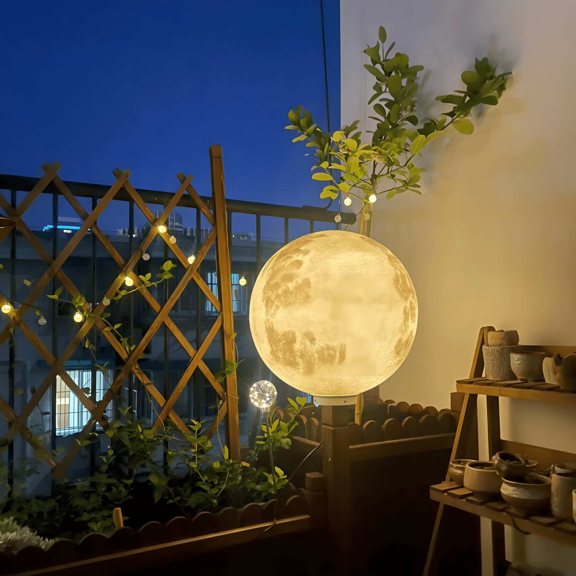 LED Moon Indoor & Outdoor Floor Lamp - Vivalux