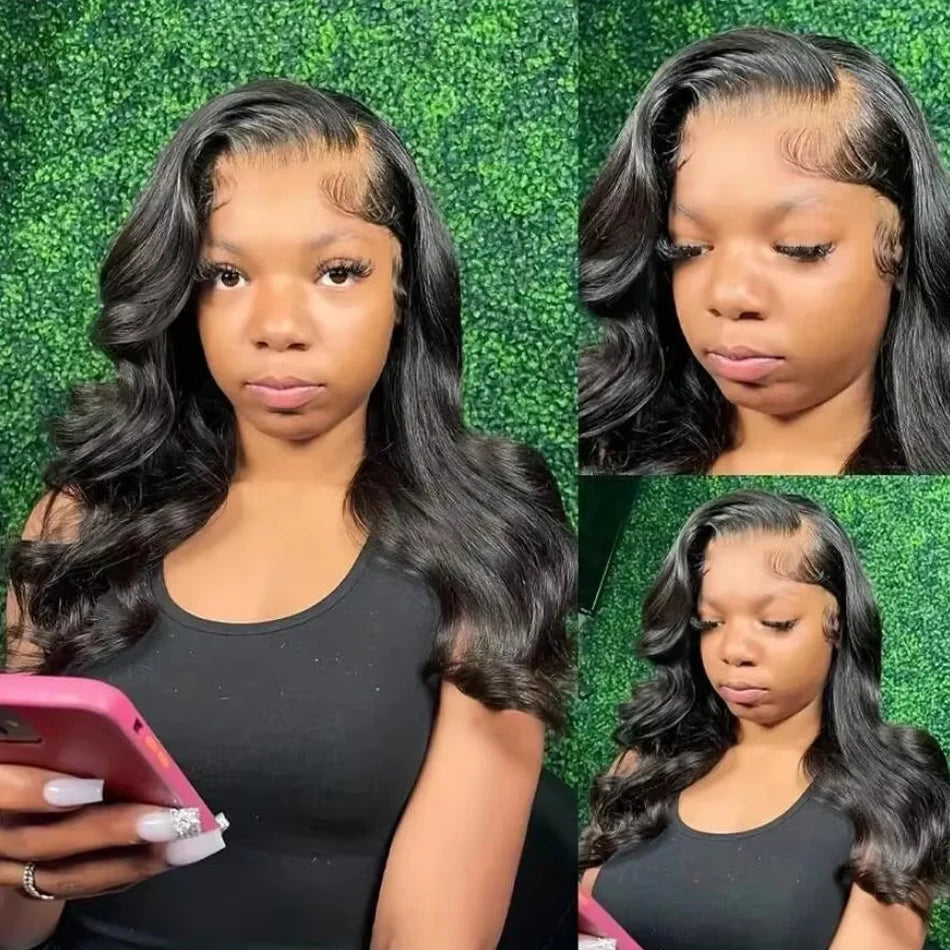250% Brazilian Human Hair Wig Loose Wave Short Bob Wig Body Wave 13X4 HD Lace Frontal Wig Human Hair Wigs For Black Women - The Jump Off