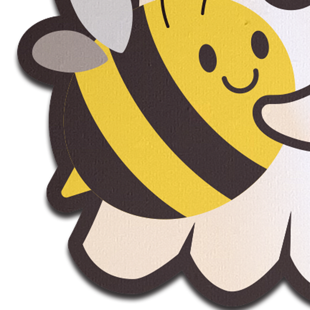 5 Pack: Boo-Bee Pasties: Kawaii Ghost with Bee Friend Nipple Covers by Pastease®-4