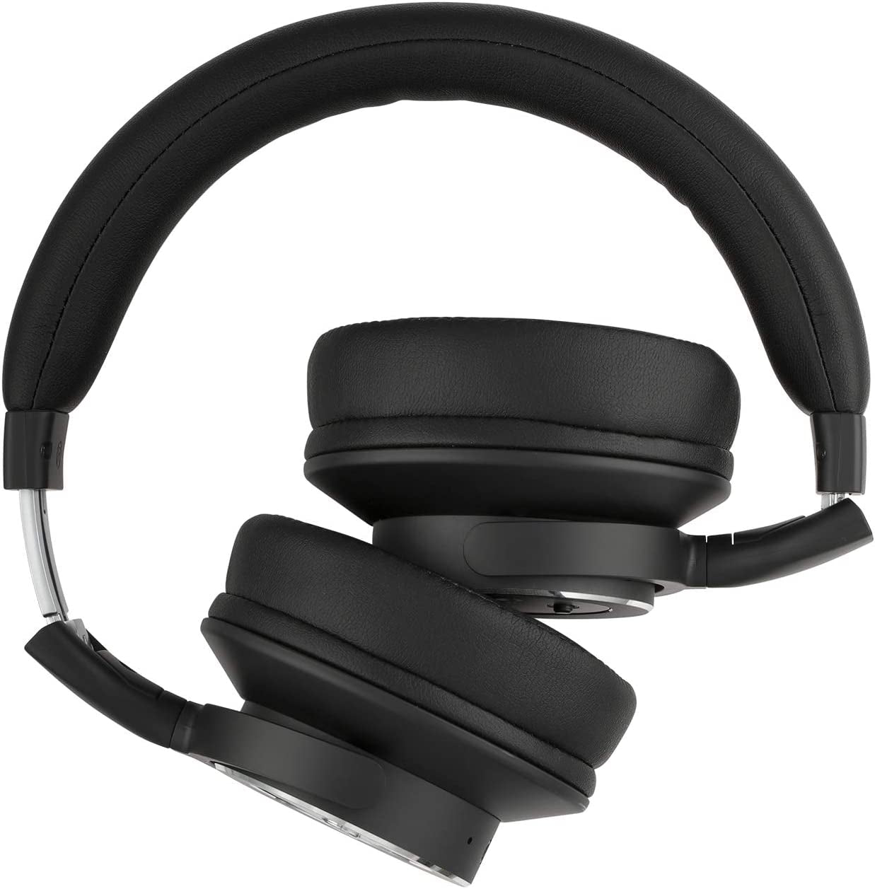 Paww Wavesound 3 Bluetooth 5.0 Active Noise Cancelling Headphones with 16-Hour Battery Life and Precision-Engineered Sound, Foldable Design for Travel, Over-Ear Style (Black)
