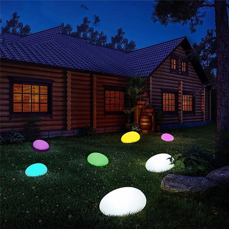 Indoor & Outdoor Solar Cobblestone Light - Vivalux