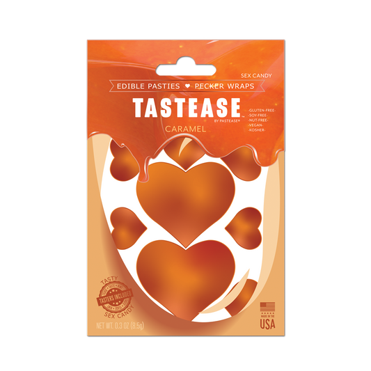 5 Pack: Tastease: Edible Pasties & Pecker Wraps in Caramel by Pastease®-0